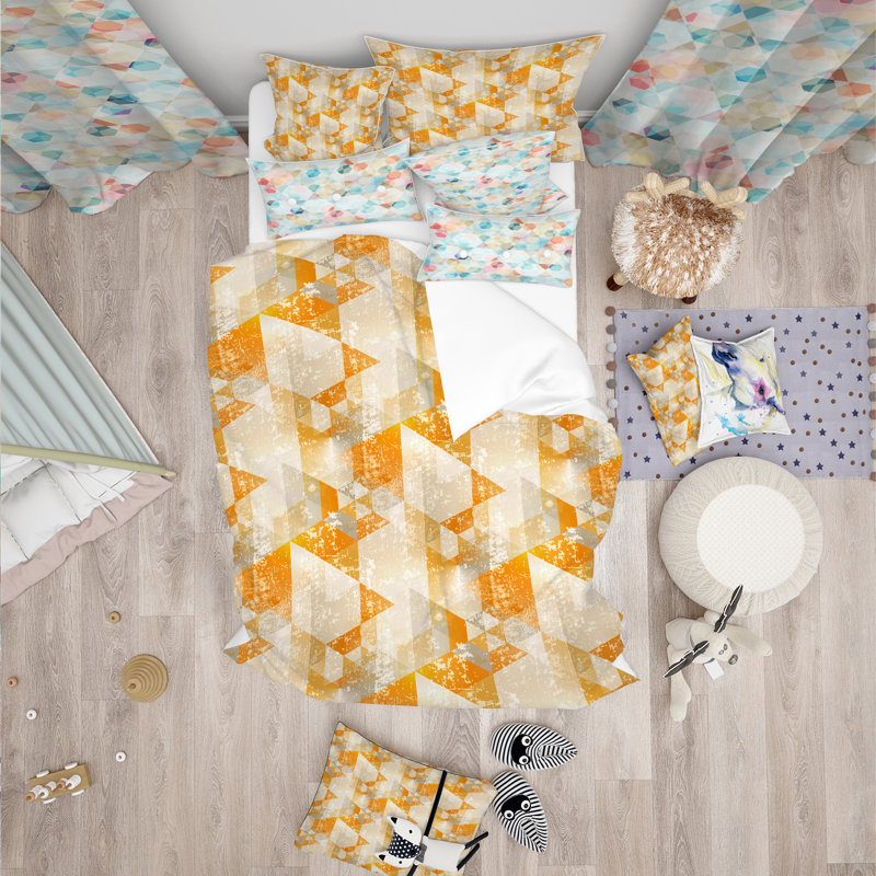 Ensemble de housse de couette moderne, Housse de couette double / grand et 2 taies