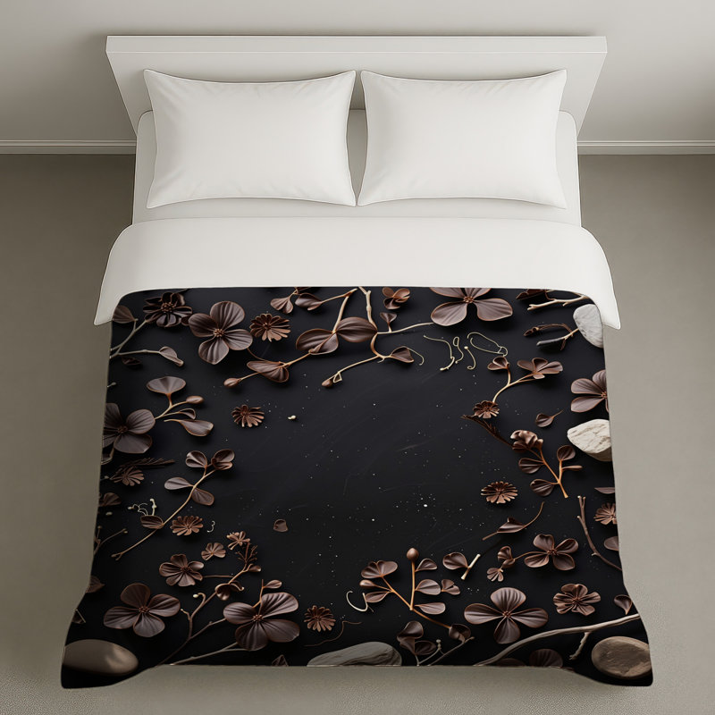 Housse de couette Floral Bedding, Grand lit