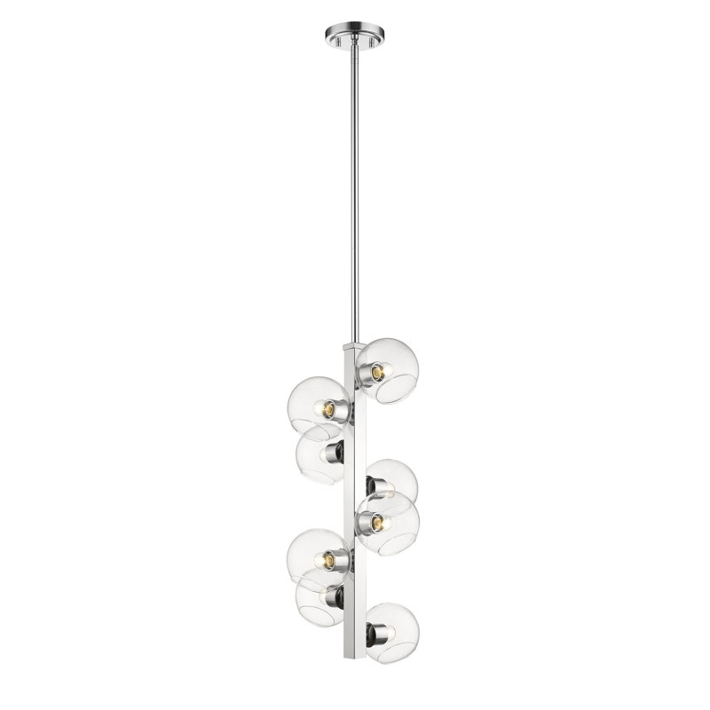 Lustre géométrique unique à 8 lumières Gaines