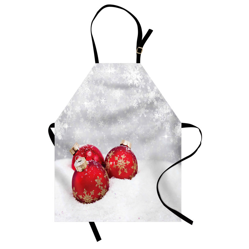 Tablier de Noël sans motif bavoir