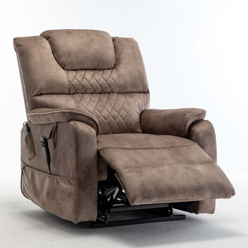 Elderly Electric Recliner With 180-Degree Lying Flat, Side Pockets, And Easy Assembly For Ultimate Comfort And Convenience