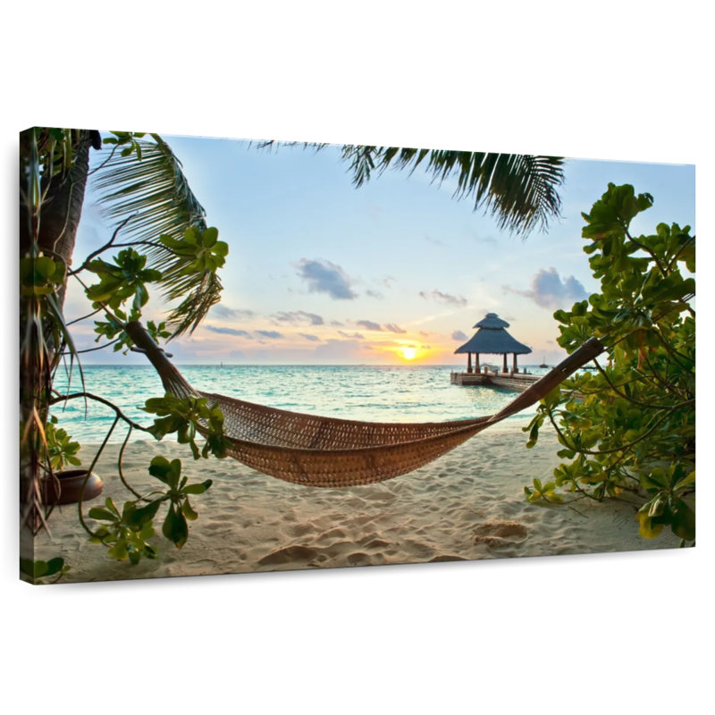 Gillard Rattan Hammock, 16" H x 24" W