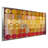 Circles and Squares 57 Golden Red by Mark Lawrence - Floater Frame Graphic Art Print on Canvas-87380057-25641163