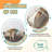 Man Friend Comfort Small Dog Bed with Blanket Attached Compression