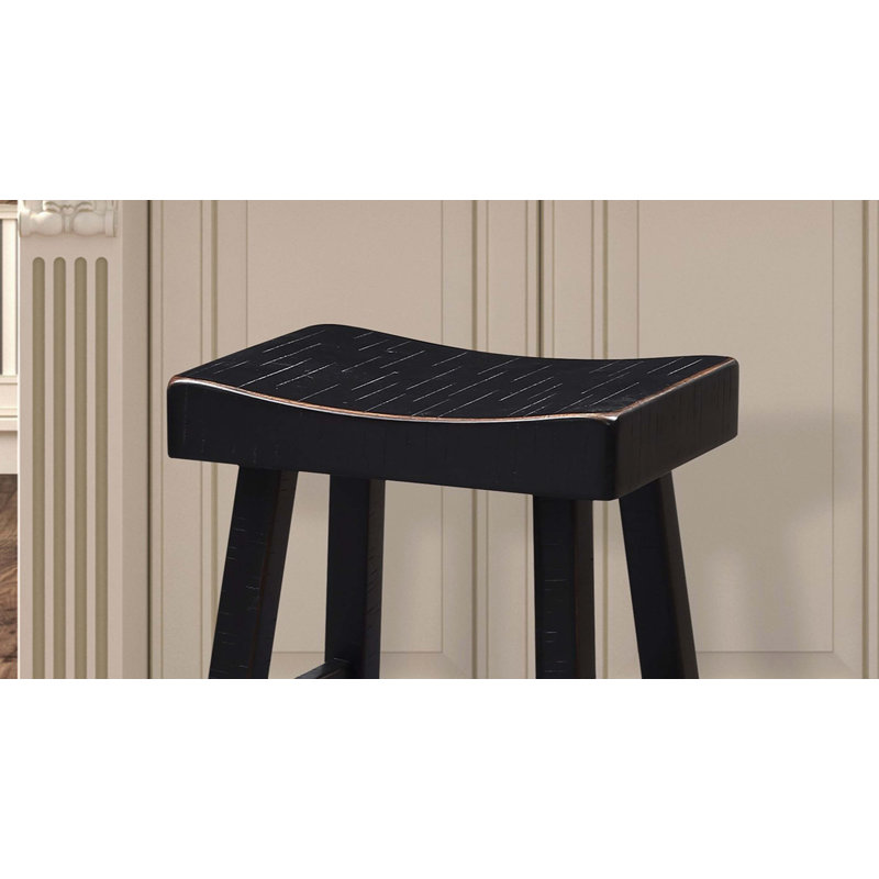 # N / A, Siège noir / structure noire, Tabouret de comptoir (siège d'une hauteur de 24 p