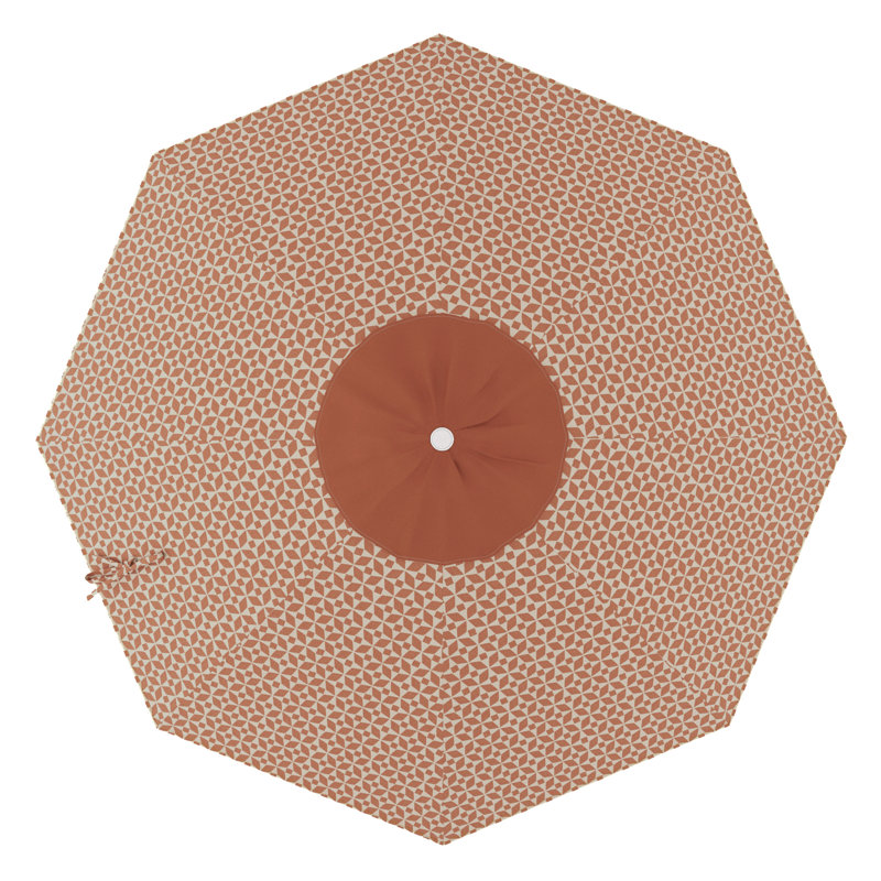 Santana 108'' Market Umbrella, Marquee Peach - Pacifica Premium