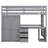 Loft Bed With Wardrobe-1758604900