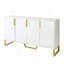 Console de rangement avec tablettes réglables-1948883505