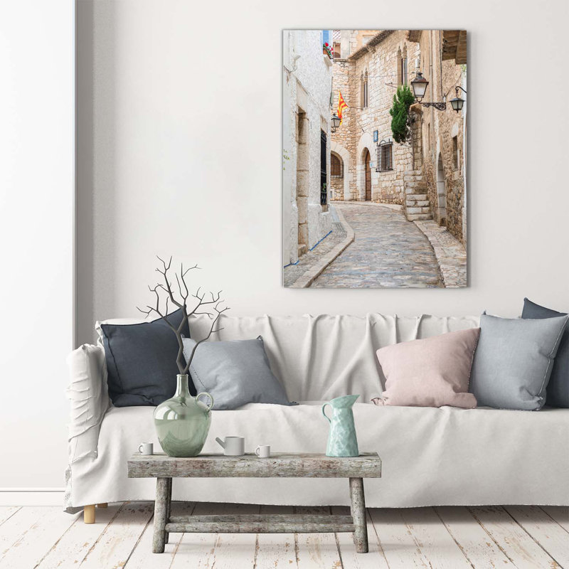 Streets In Spain - Wrapped Canvas Print