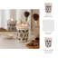 Bougie décorative en jasmin pour bibliothèque - Accent moderne pour table basse, chambre à coucher ou salon - brun-1305868051