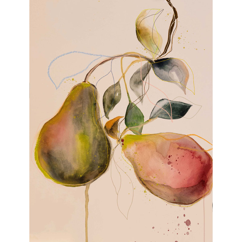 Pear 1 Print by Leigh Viner, 40" H x 30" W x 2" D