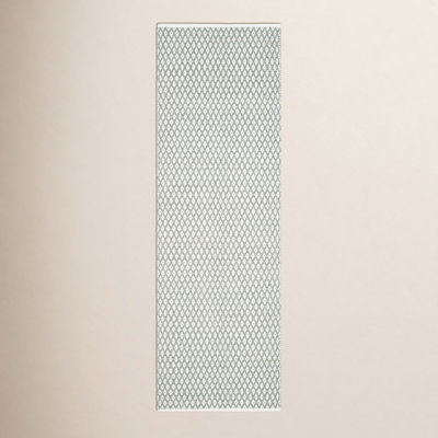 Evansdale Gray Hand-Woven Geometric Cotton Rug