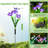 Solar Lily Flower Lights, 7 Color Changing LED Solar Garden Lights, IP65 Waterproof Outdoor Decorative Stake Lights for Yard Pathway Patio Lawn Wedding Holiday Decoration