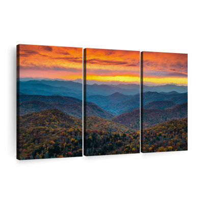 " Blue Ridge Parkway Fall " 3 - Pieces