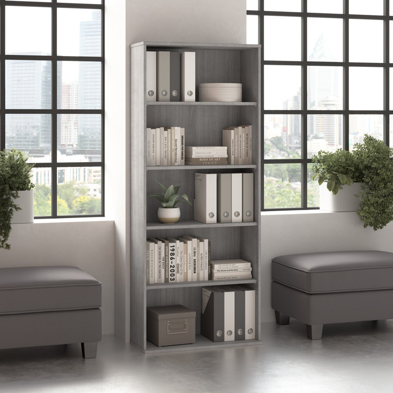 Hustle Bookcase, Platinum Gray