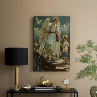 Série Religious CDXLII - Toile tendue avec châssis Premium - Prêt à être accroché