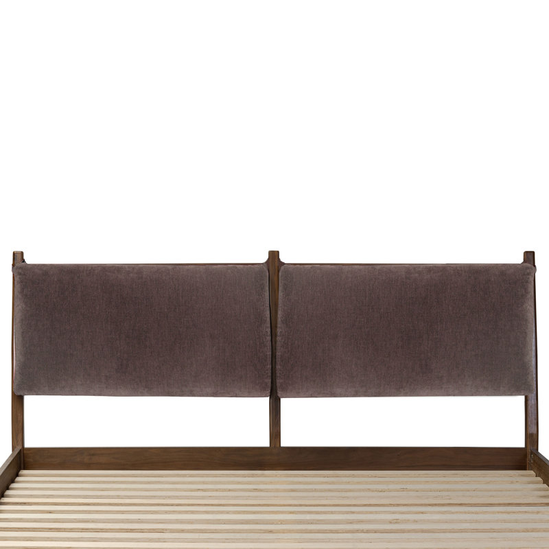 Truro Fabric Bed Headboard Cushion Set, Willow Brown