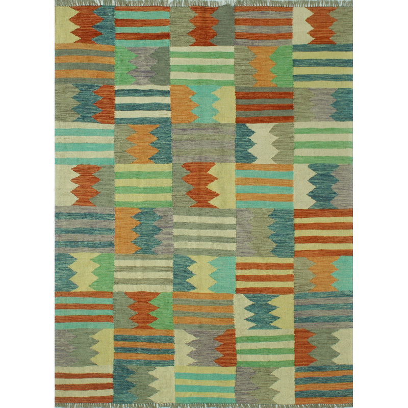 Bozuwa Wool Patchwork Indoor Rug