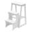 3 - Step Wood Folding Step Stool-426850705