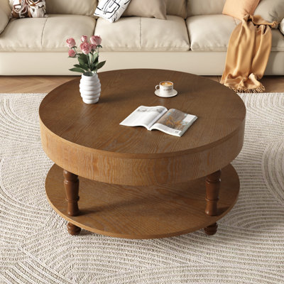 Table basse avec rangement double pour le salon (table incluse seulement)