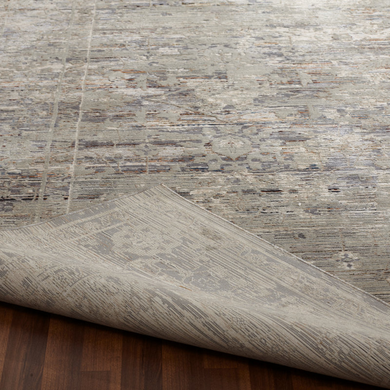 Hendricksen Southwestern Area Rug in Gray, Runner 2'6" x 12'