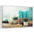Cadre flottant blanc
