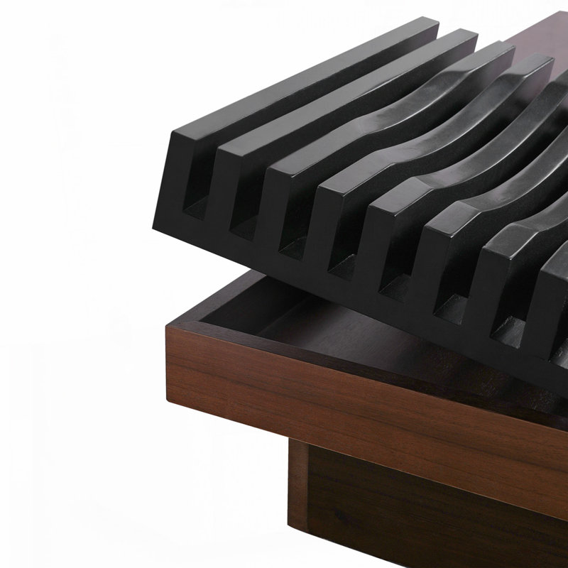 Square Shaped Coffee Table with Storage