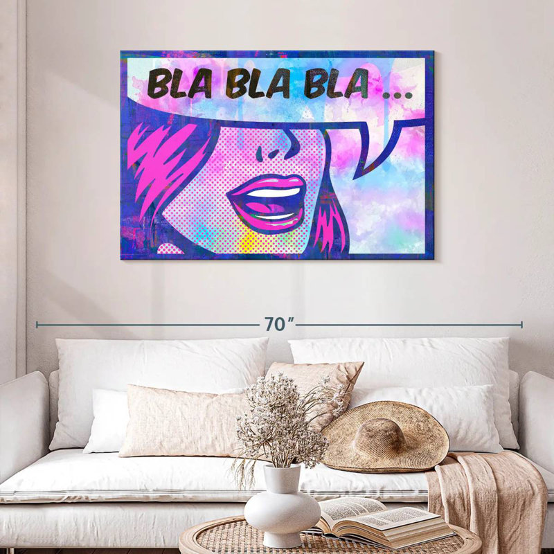 Tergel Bla Bla Bla, 30" H x 45" W