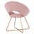 Crivello 71.12 cm Wide Contemporary Velvet Accent Chair with Open Back-995592833