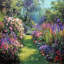 Hidden Garden Path Wrapped Canvas Wall Art-804608647