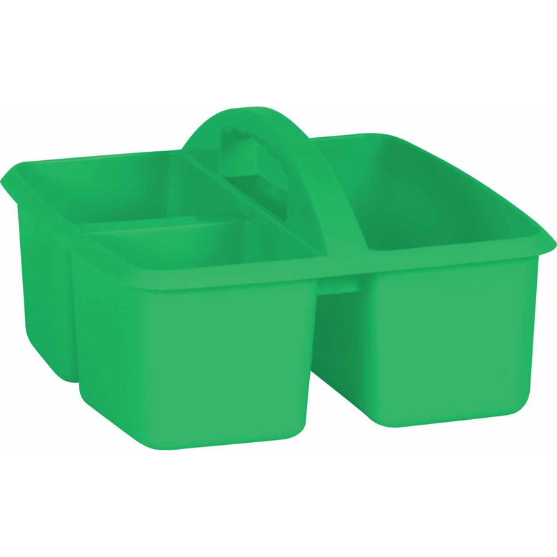 Rebrilliant Plastic Decorative Bin, Green