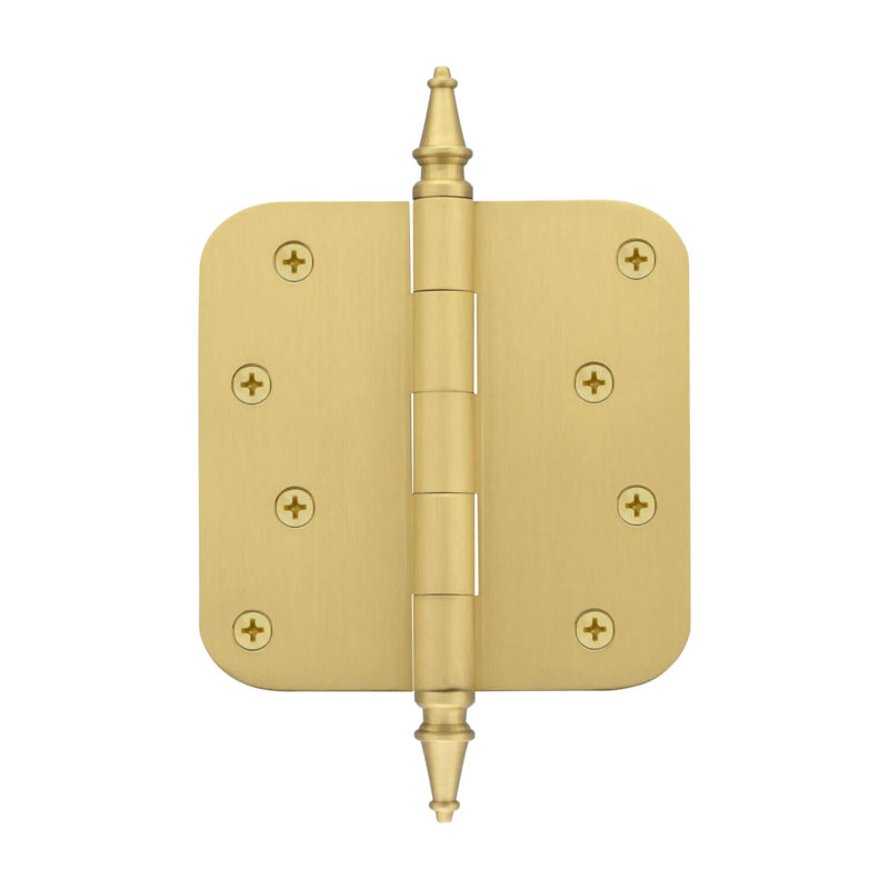 4'' x 4'' Brass Butt Bearing Hinge