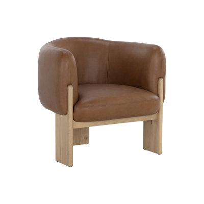 Angus Leather Accent Chair