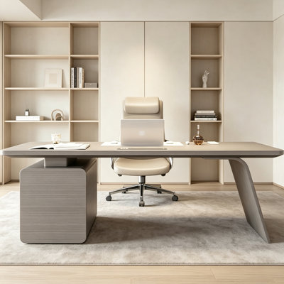 Simple modern practical office desk