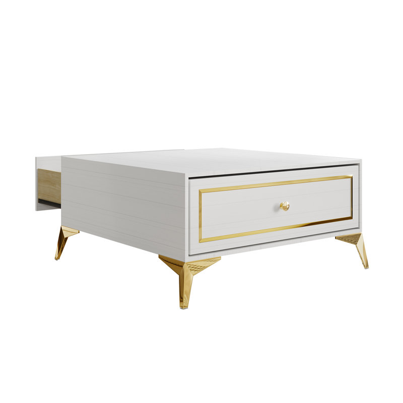 Baccus Coffee Table, White