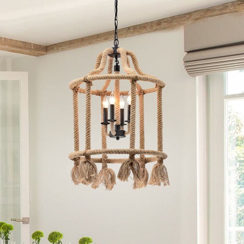 Lustre cylindrique 3 lumières lanterne Ruyle