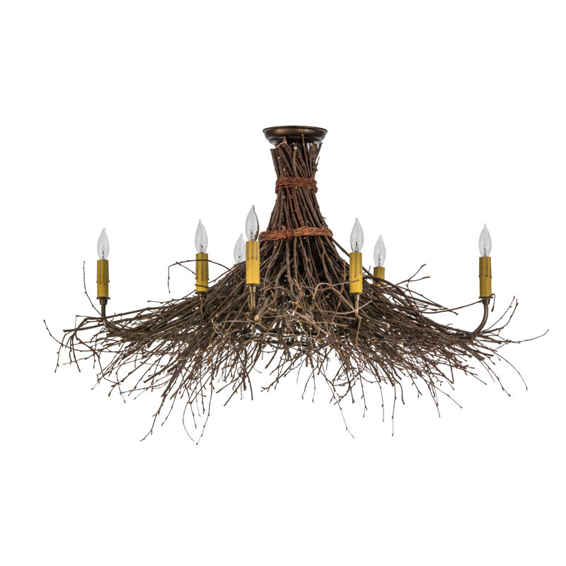 Dedrah 8 - Light Semi Flush Mount