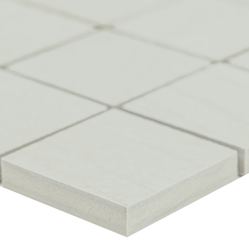 Marnix 12 in. x 12 in. Matte Porcelain Mosaic Floor and Wall Tile, Gravelle