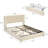 Denman Full Size Storage Bed Frame with 4 Storage Drawers and USB Ports Charging Station Platform Bed-1971582608-1971582611