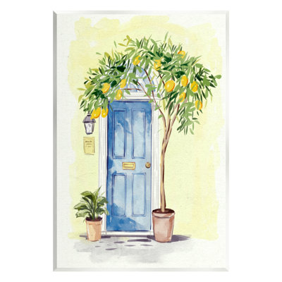 Citronnier dans la porte par Ziwei Li