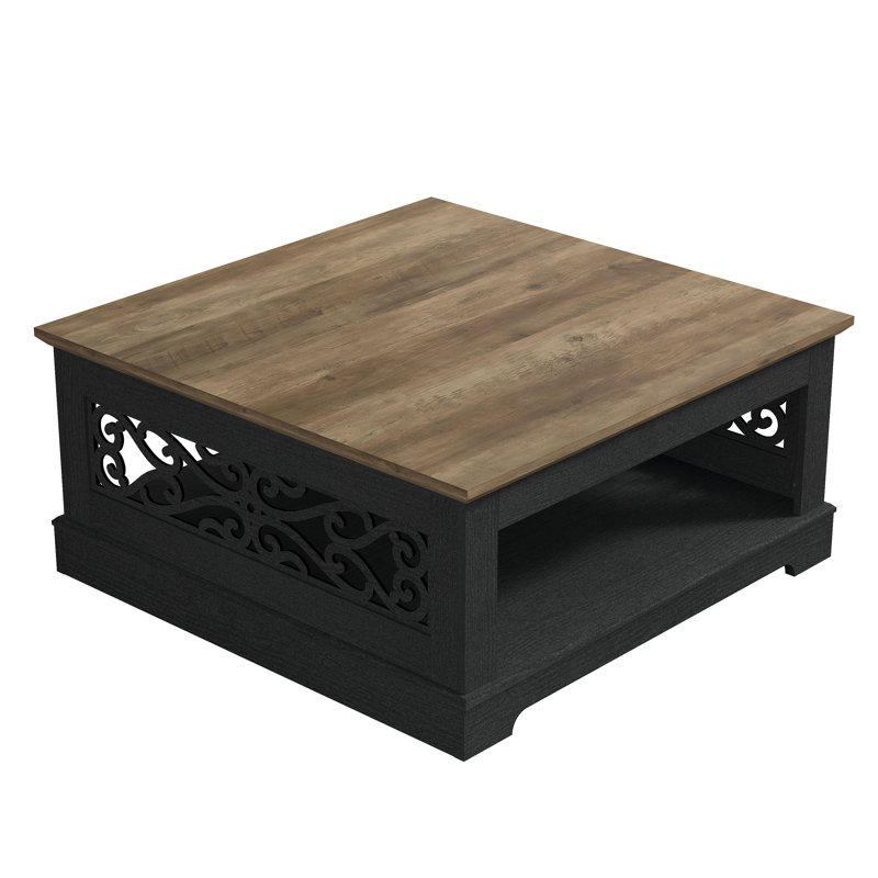 Ensemble de table d'appoint Eddie, Knotty Oak, Chêne noir