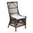 Barkley Wicker/Rattan Slat Back Side Chair-1093901211