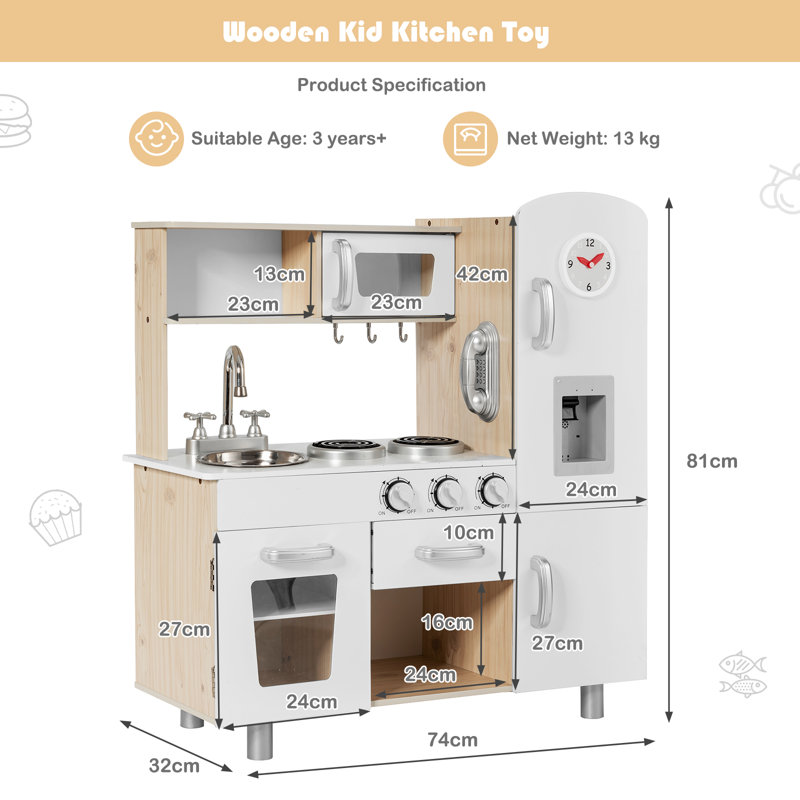 Hutridge Play Kitchen Set