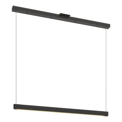 Luminaire suspendu linéaire à 1 lumière pour îlot de cuisine Fold