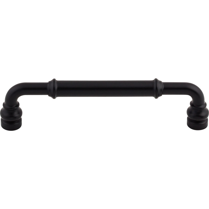 Brixton 12" Center to Center Bar Pull, Flat Black, 5 1/16" Center to Center