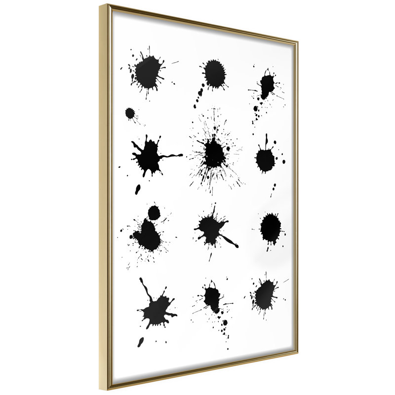 Paintball - Single Picture Frame Print, 45cm H x 30cm W x 2cm D, Gold Framed