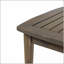 Ensemble de causeuse de patio et de table basse en bois d'acacia durable, style minimaliste pour se détendre en plein air et recevoir