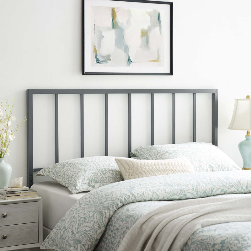 Tatum Metal Headboard, Gold, Queen