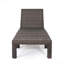 Chaise longue d'extérieur sans coussin