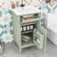Meuble-lavabo de salle de bain avec lavabo, tiroir inclinable, tablette réglable et boutons en alliage de zinc-1626811286